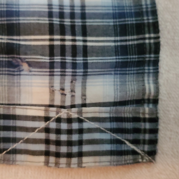 Drill Company Boys Plaid Shirt-Long Elbow Patch Sleeves-EUC-M (10/12) - Picture 9 of 9